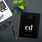 Logo noir blanc monogramme initiales entreprise 20