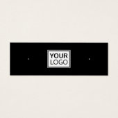 Logo noir carte d'affichage de l'oreille des média (Devant)