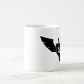 Logo noir de Lirik sur la tasse blanche (Centre)