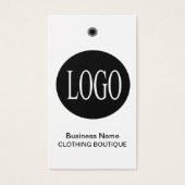 Logo noir et blanc avec étiquettes de prix à code- (Devant)