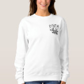 Logo noir et blanc (devant seulement) Sweatshirt f (Devant)