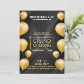 Logo noir et or Grand Invitation d'ouverture (Debout devant)