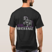 Logo noir MJB T-shirt Dressage (Dos)