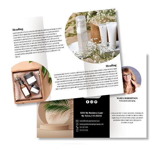 Logo noir ou brochure photo