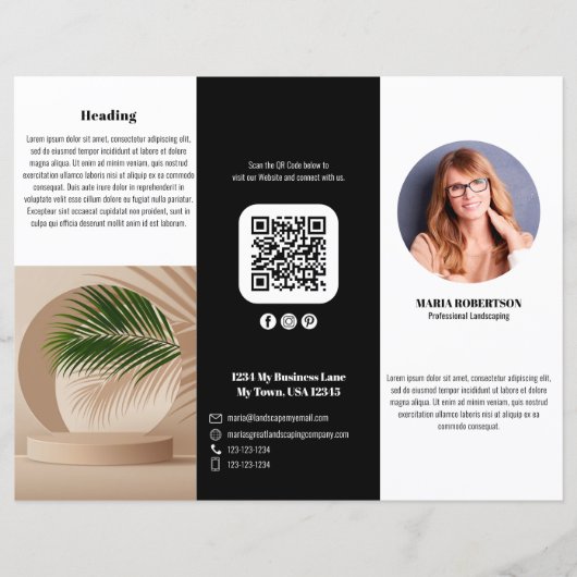 Logo noir ou brochure photo (Devant)