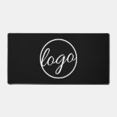 Logo Noir Personnalisé Simple Entreprise Moderne (Recto)