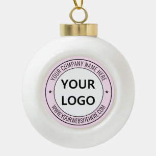 Logo Nom Site Web Entreprise Décoration de Noël Ca