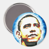 Logo Obama Portrait Magnet (Recto/Verso)