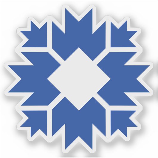 Logo of Bloomington, Indiana, USA Sticker (Voorkant)