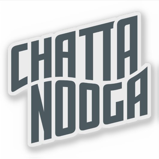 Logo of Chattanooga, Tennessee, USA Sticker (Voorkant)