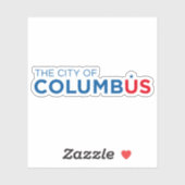Logo of Columbus, Ohio, USA Sticker (Vel)