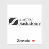 Logo of the city of Saskatoon, Saskatchewan,Canada Sticker (Vel)