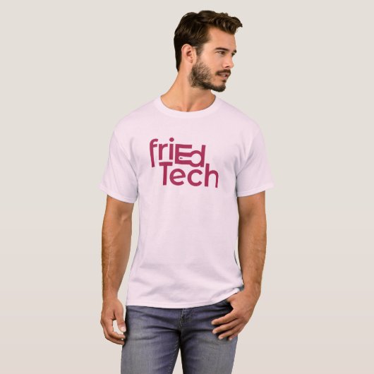 Logo officiel de friEdTech en T-shirt Raspberry (Devant entier)