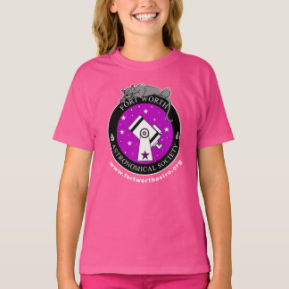 Logo officiel FWAS Girls Pink T-Shirt