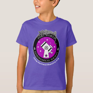 Logo officiel FWAS - T-shirt violet pour enfants