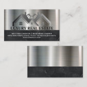 Logo onroerend goed | Marmer Visitekaartje (Voorkant / Achterkant)