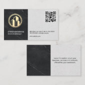 Logo onroerend goed | QR-code Visitekaartje (Voorkant / Achterkant)