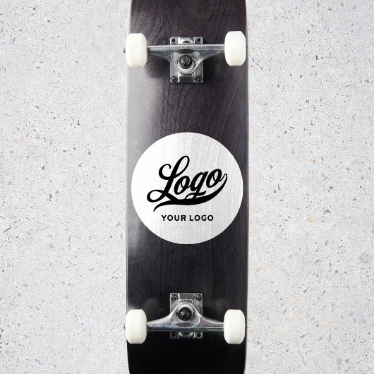 Logo op de Vinylcirkel Skateboard Business Bumper Sticker