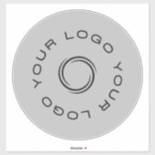 Logo op het venster Zakelijke bumper voor vinylcir Sticker (Vel)