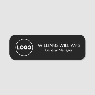 Logo op maat Werknemer Magnetisch of VeiligheidsSp Naamplaatje