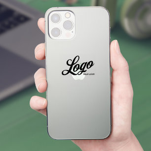 Logo op Vinyl rechthoek Bedrijf Telefoon Bedrijfs Sticker