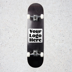 Logo op Vinyl square Skateboard Business Bumper St Sticker