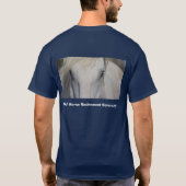 Logo op voorzijde met foto van Knight op achterzij T-shirt (Achterkant)