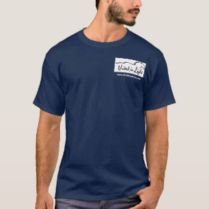 Logo op voorzijde met foto van Knight op achterzij T-shirt