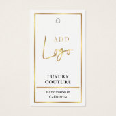 Logo Or Vêtements modernes Prix Étiquette Mots clé (Devant)