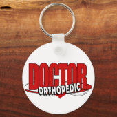 LOGO ORTHOPEDIC DOCTOR BIG RED LETTERS SLEUTELHANGER (Voorkant)