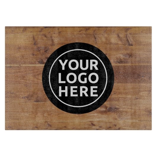LOGO ou GRAPHIQUE | Planche à découper en verre su (Devant)