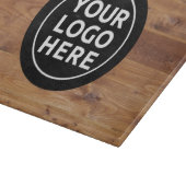 LOGO ou GRAPHIQUE | Planche à découper en verre su (Coin)