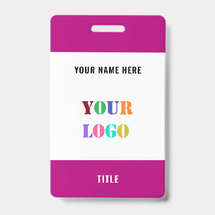 Logo ou photo personnalisée Badge personnalisé pou
