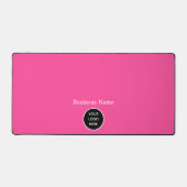 Logo Pad Élégant pour bureau rose chaud (Recto)
