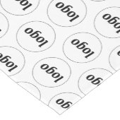 Logo Patroon Zakelijk Promotie Branding Wit Korte Tafelloper (Hoek)