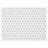 Logo Patroon Zakelijk Promotie Branding Wit Tafelkleed (Voorkant (Horizontaal))