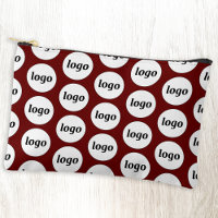 Logo Pattern Business Promotionele Bourgogne Rood