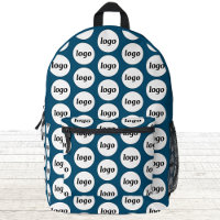 Logo Pattern Promotional Business Blauwgroen Groen