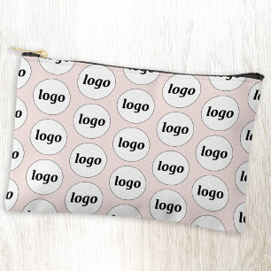 Logo Pattern Zakelijk Promotionele Branding Roze Etui