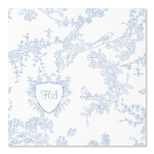 Logo personaliseren Aangepaste Monogram Chinoiseri Behang