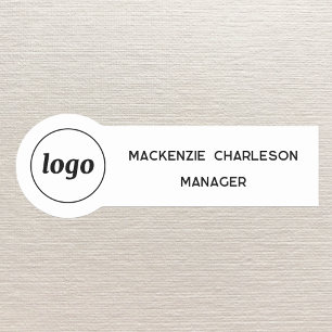 Logo Personeel Magneet of Speld Naambordje Naamplaatje