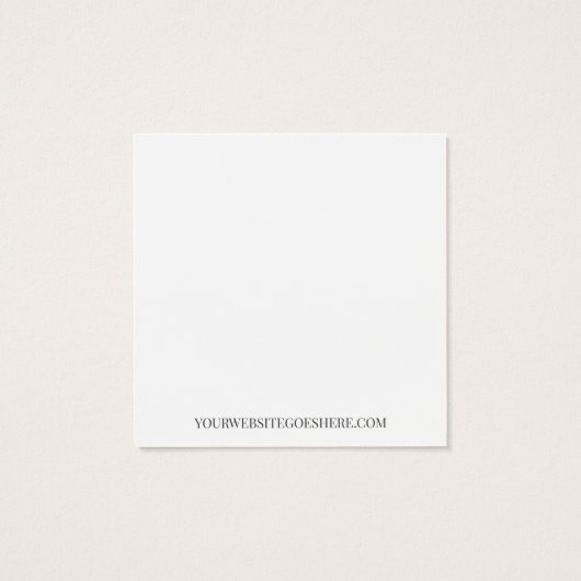 Logo personnalisable site web Porte-collier bijoux (Dos)