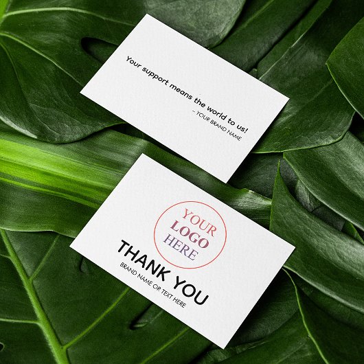 Logo personnalisé – Aucune commande minimum Merci