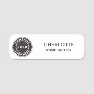 Logo personnalisé Badge Magnétique Entreprise