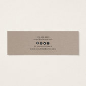 Logo Personnalisé ・ Boucles d'oreilles Boucles d'o (Dos)