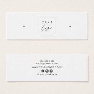 Logo Personnalisé ・ Boucles d'oreilles Boucles d'o