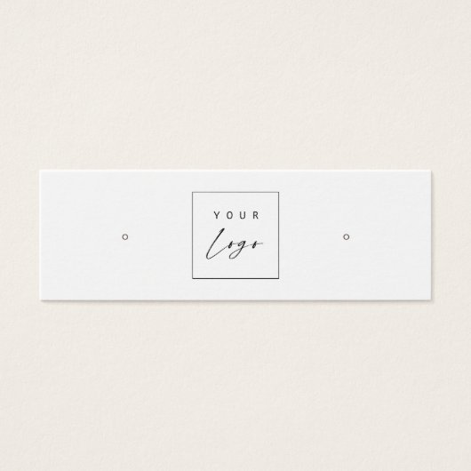 Logo Personnalisé ・ Boucles d'oreilles Boucles d'o (Devant)