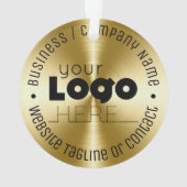 Logo personnalisé Brossé Or Acrylique Arbre de Noë (dos)