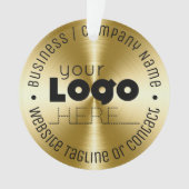 Logo personnalisé Brossé Or Acrylique Arbre de Noë (devant)