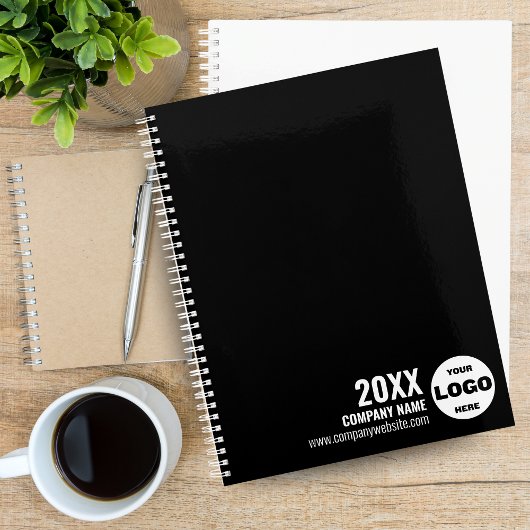 Logo personnalisé Business Planner 2026 - noir et 